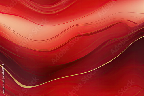 red marble gradient background with golden lines