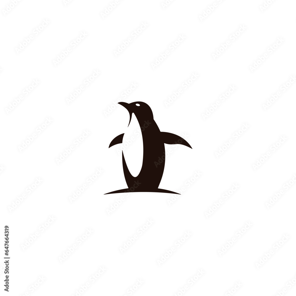Naklejka premium vector bird icon on white background