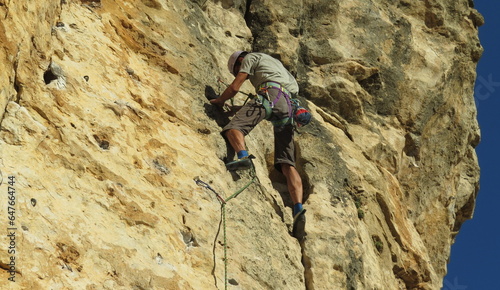 escalada en roca cuerda