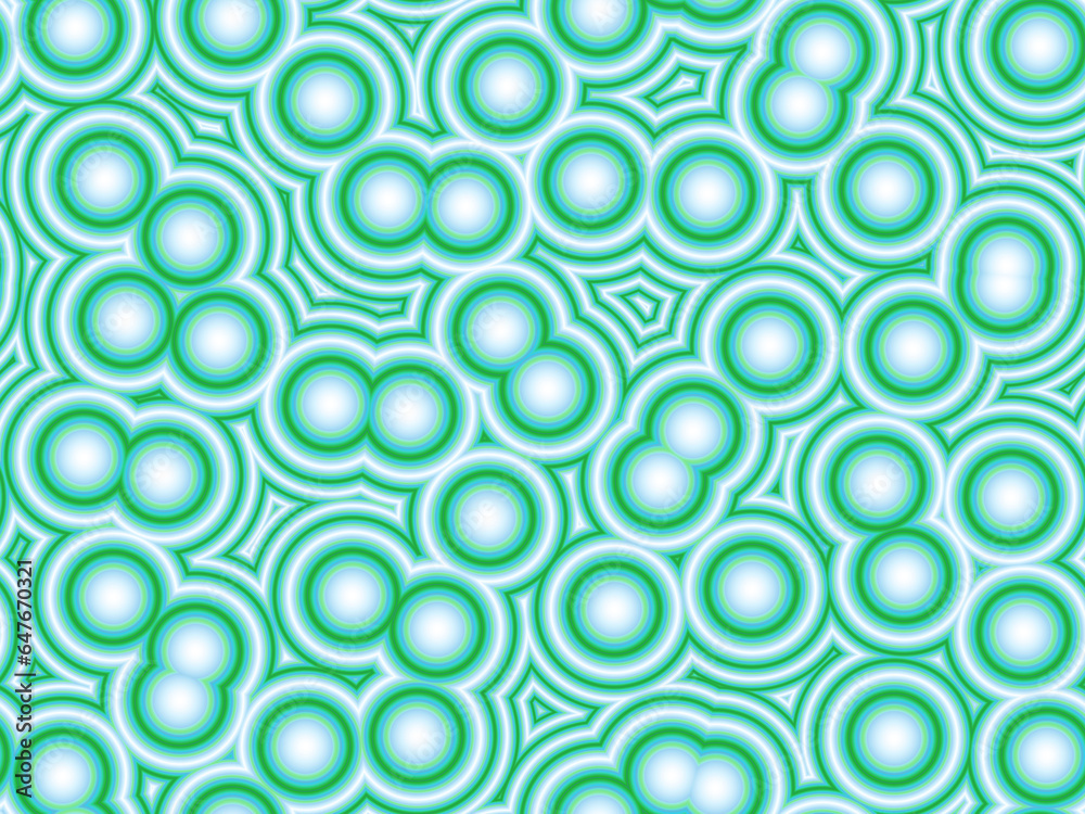 Green bubbles seamless tileable pattern, abstract voronoi background. Green bubbles seamless tileable pattern, abstract voronoi background.
