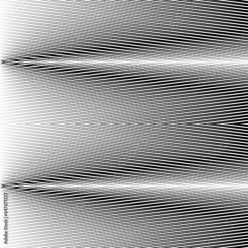 Black diagonal sharp lines abstract background. Surface pattern design with linear ornament. Stripes motif. Image with slanted rays. Digital paper with zigzag. Chevrons image. Vector optical art.