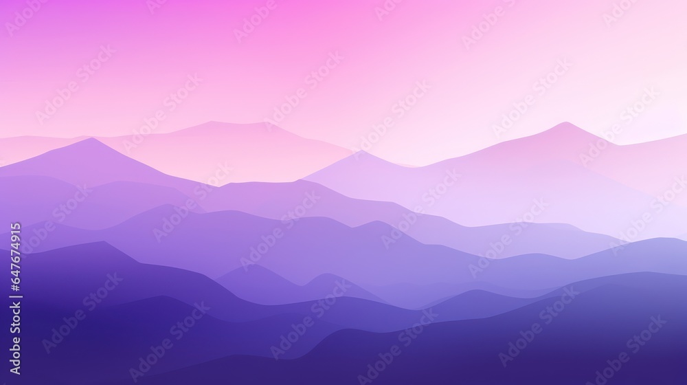 abstract background with mountains in three shades of purple