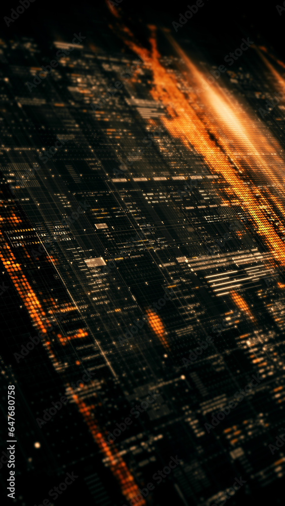 Vertical format: Advanced data matrix simulation with a dynamic and ...