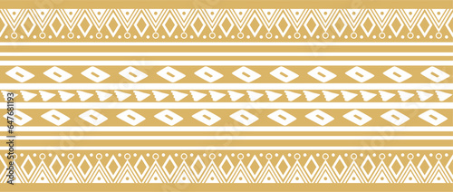 Vector golden seamless Indian patterns. National seamless ornaments, borders, frames. colored decorations of the peoples of South America, Maya, Inca, Aztecs. Print for fabric, paper, textile