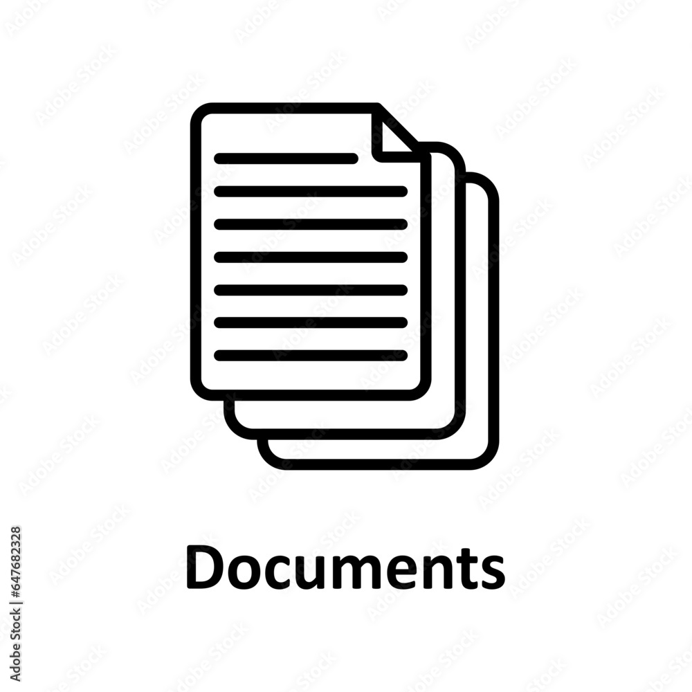 Bundle of sheet Vector Icon
Bundle of sheet Vector Icon