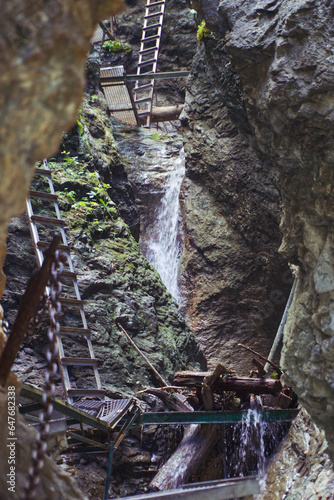 Slovnesky Raj Sucha Bela Hiking Slovakia