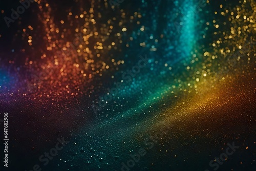 colorful abstract background with glitter © Ateeq