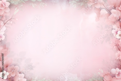 Pastel pink background for the design. Design of postcards, albums, notebooks.