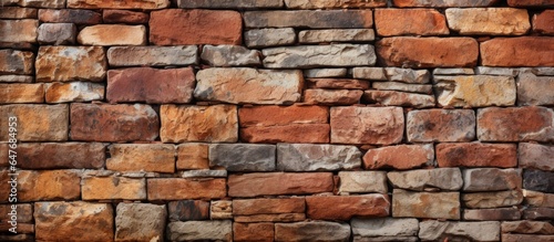 Brick wall with space for text or image