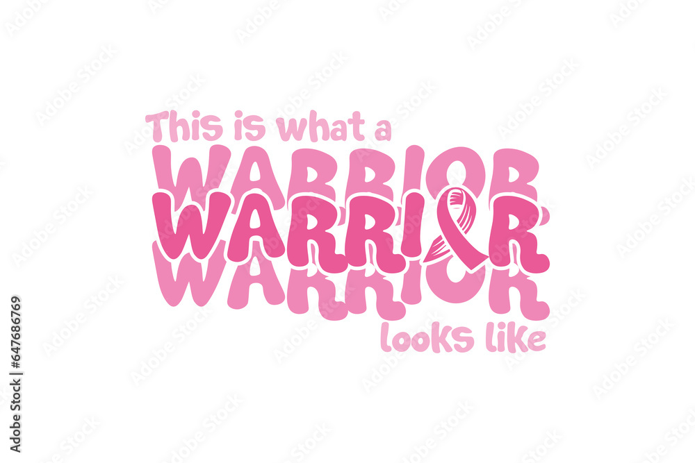 This Is What A Warrior Looks Like typography T shirt design
