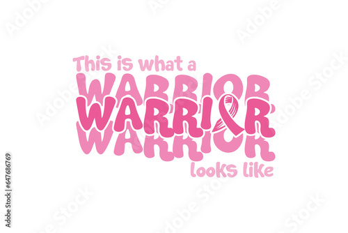 This Is What A Warrior Looks Like typography T shirt design