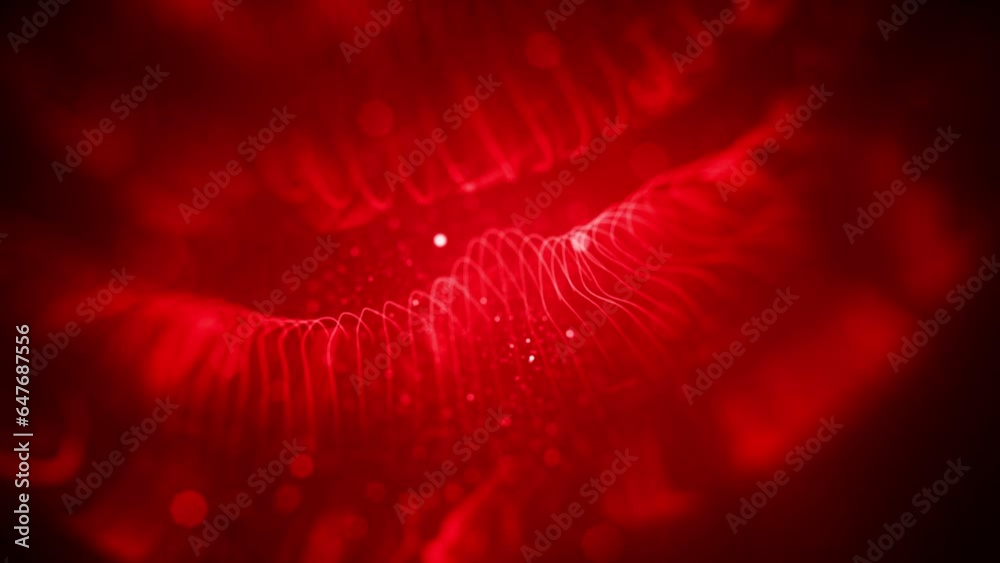 particles glowing on the black background. light particles across the screen particles glowing on the black background. light particles across the screen
