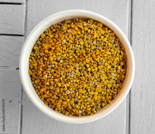 Pollen de fleurs en grain