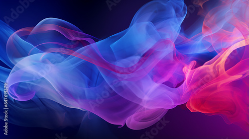 Colorful Smoke Background with blooming colored smoke.