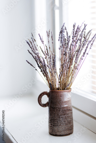 Lavender in the window