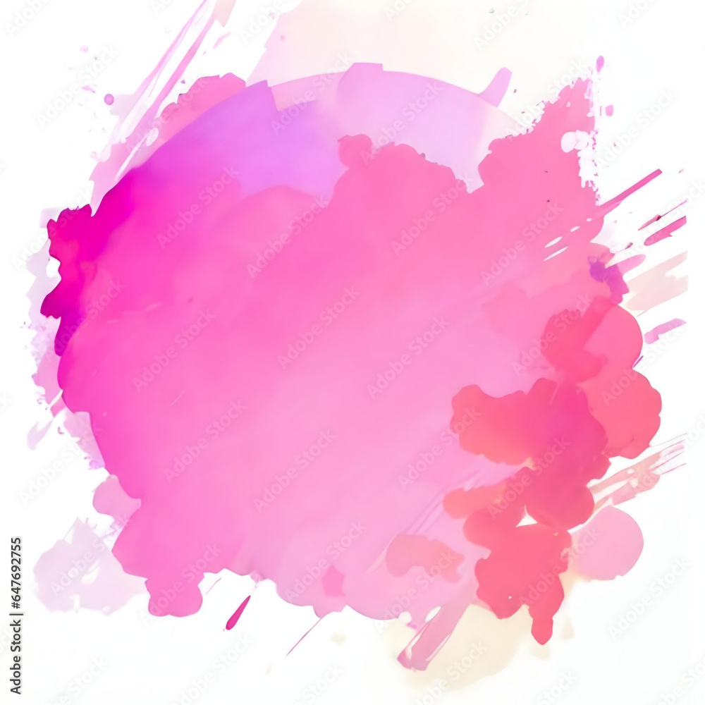 abstract watercolor banner vector, with blots