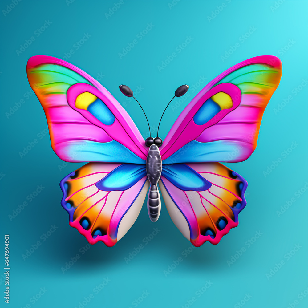 3d cute cartoon butterfly realistic 3d animal 3d cute cartoon butterfly realistic 3d animal