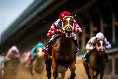 Speed Demons: Capturing the Energy of Horse Racing