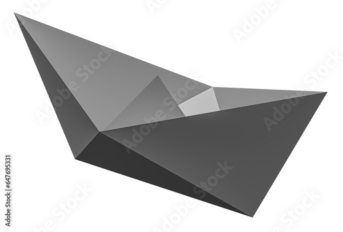 A simple illustration of a ship. Sign icon isolated on transparent png