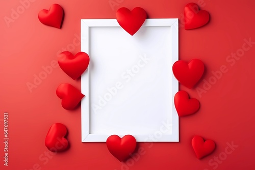 рамка с сердцем на день Валентина