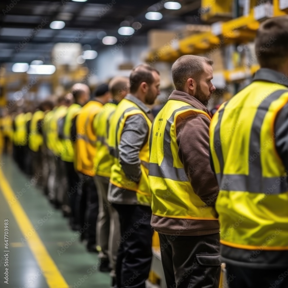 Engineer Team's Hard Hat Row: A Symbol of Safety Engineer Team's Hard Hat Row: A Symbol of Safety
