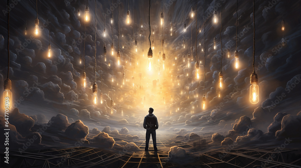 Obraz premium tempestade de idéias 