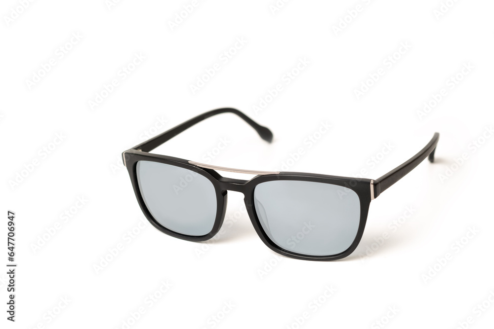 Black elegant Sunglasses isolated on white background. Sun glasses summer accessories as design element. High quality photo Sunglasses on white background
Black elegant Sunglasses isolated on white background. Sun glasses summer accessories as design element. High quality photo Sunglasses on white background