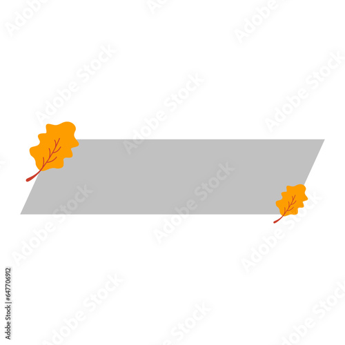 Transparent Autumn Textbox