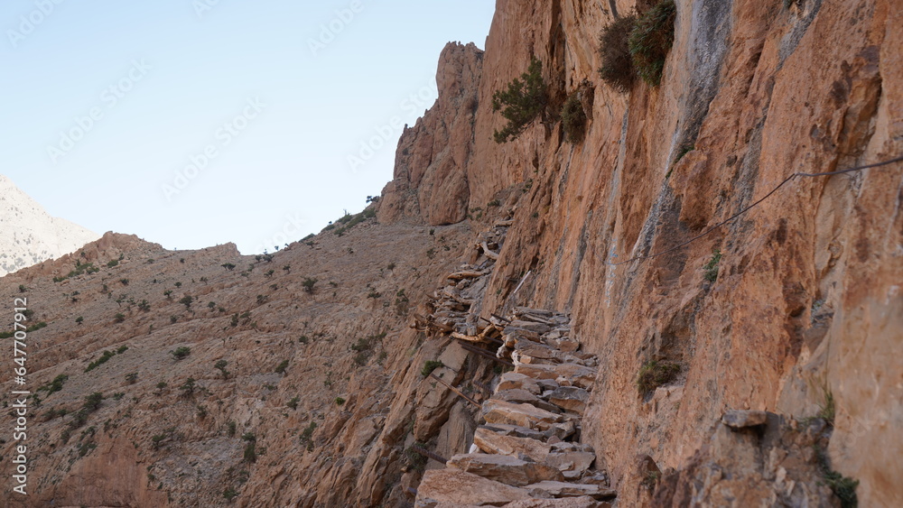 The passage berbere of Taghia Zawiyat Ahansal in Morocco