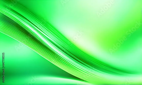 Smooth gradient green and white abstract backdrop