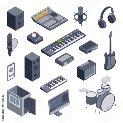 Music Studio Icon Set