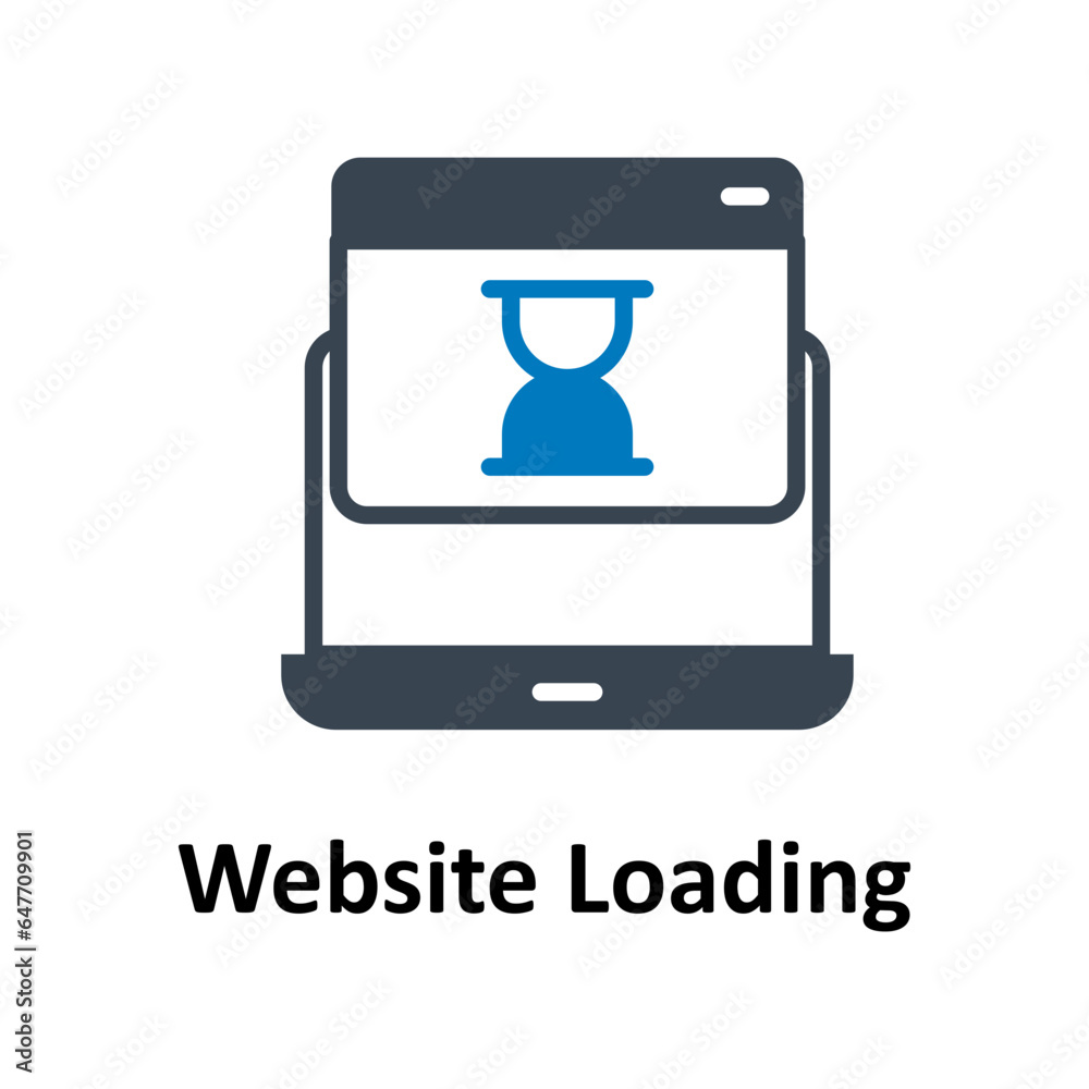 Website loading Vector Icon
Website loading Vector Icon