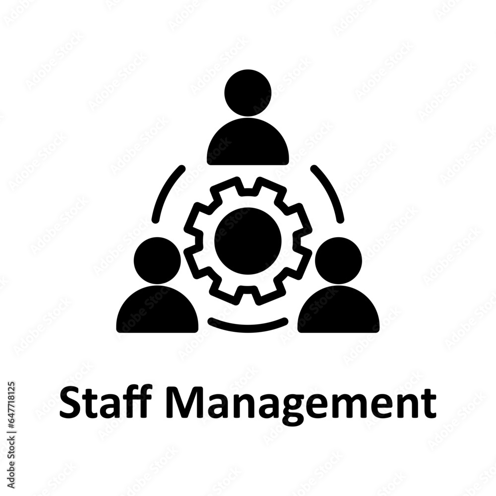 Staff management Vector Icon
Staff management Vector Icon