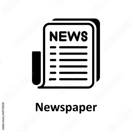 Newspaper Vector Icon