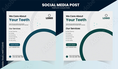 Medical Dental Care Social Media Post