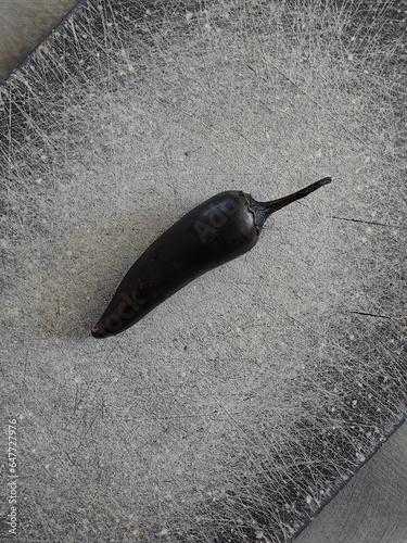 Aztec Black Chilli (Capsicum baccatum) photo