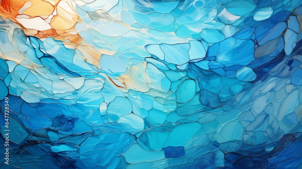 Obraz premium Blue and yellow pattern background