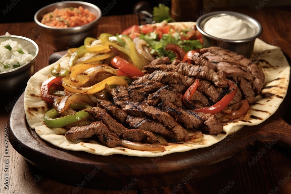 Sizzling Beef Fajita Platter for a Hot and Tasty Mexican Feast
