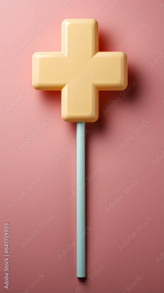 Obraz premium catholic cross lollipop