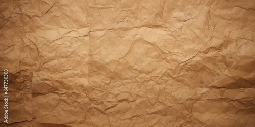 Wallpaper Mural Brown recycled kraft paper crumpled vintage texture Torontodigital.ca