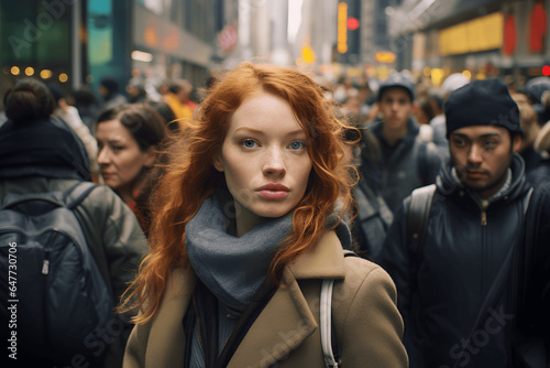 Person on New York street, street photograhy, men, woman, urban, real life