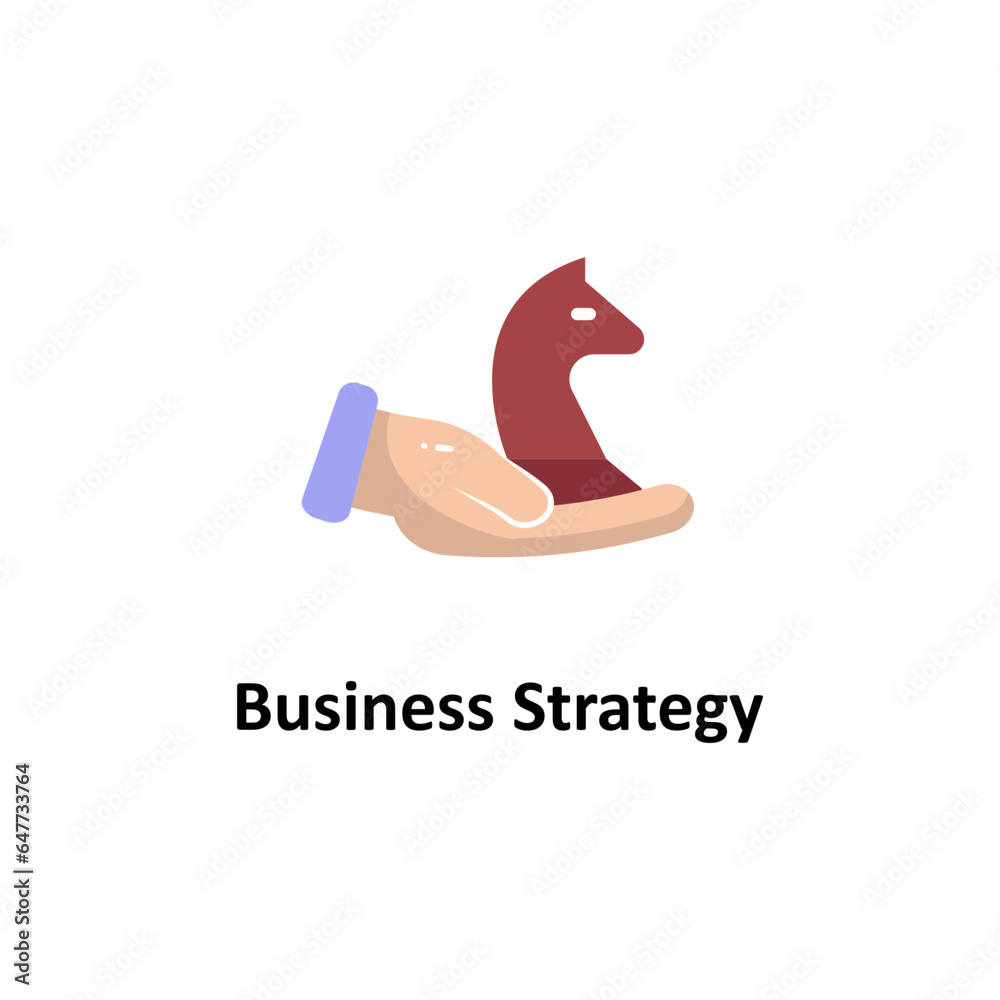 Business strategy Vector Icon

