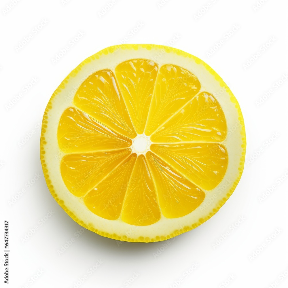 a cut lemon isolated on white background a cut lemon isolated on white background