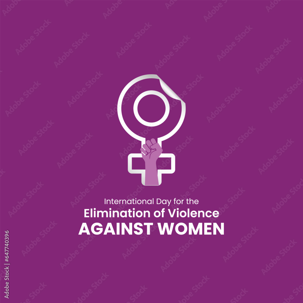 International Day for the Elimination of Violence Against Women creative banner, poster, social media template, background, festoon etc. International Day for the Elimination of Violence Against Women creative banner, poster, social media template, background, festoon etc.