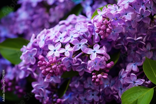 Close Up of Purple Flowers