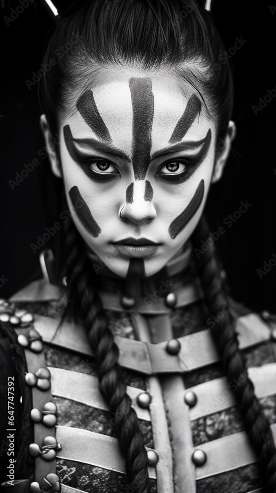 Portrait of a warrior Portrait of a warrior
