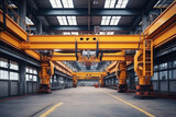 Overhead crane or bridge crane include hoist lifting for transportation in factory or warehouse