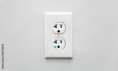electrical outlet plug, symbolizing energy connection and electrical power source