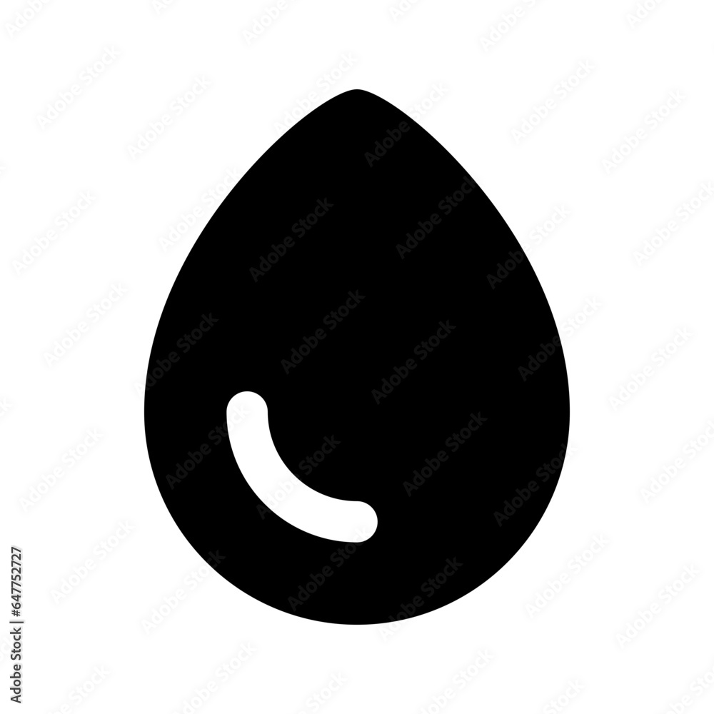 water glyph icon water glyph icon