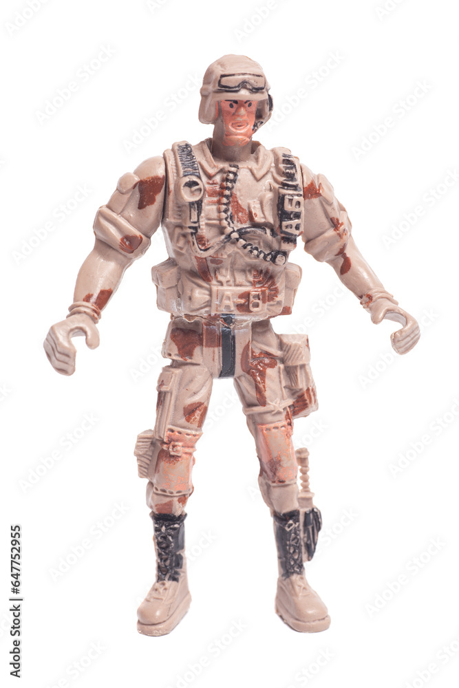 Toy soldier isolate on a white background. Toy soldier isolate on a white background.